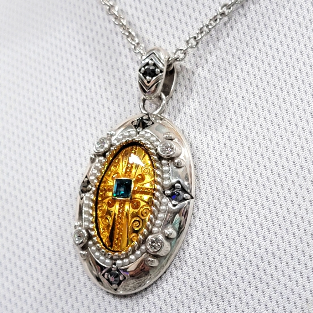 Brighton Retired Devotion Long, Pendent Necklace … - image 3